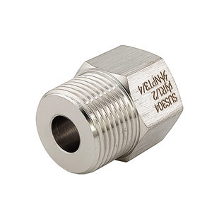 内丝R1/2 ZG PT-外丝NPT3/4不锈钢螺纹转换接头 变径 直接 加厚