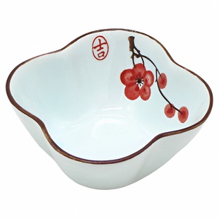 家用手绘陶瓷料碟 油盐酱醋调味碟 火锅蒜泥蘸料小碗盘咸菜小碟子