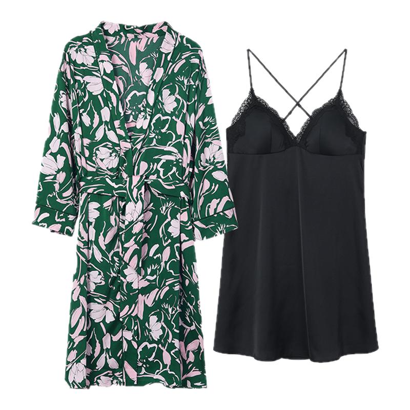 安莉芳薄款家居服专柜正品睡袍