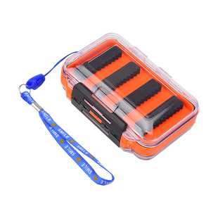 格迪龙飞蝇盒微物饵盒毛钩盒路亚假饵飞蝇钩多功能收纳盒便携防水