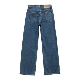 【现货】GROVE EDGE韩系女装八奶新款宽松高腰显瘦阔腿牛仔裤长裤