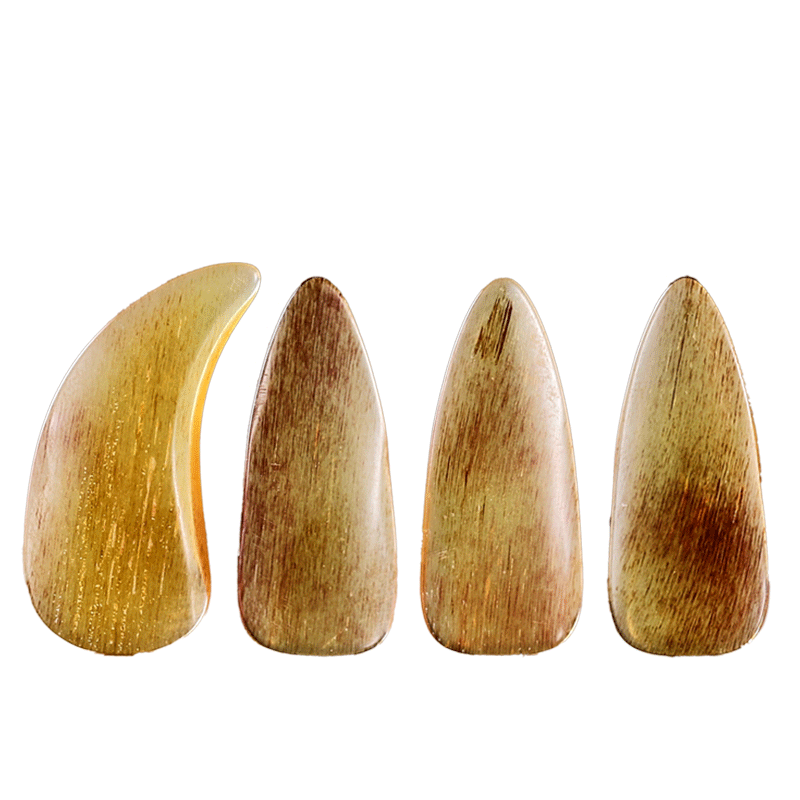 真羊角古筝指甲专业演奏级儿童专用玳瑁色成人双面弧摇指义甲