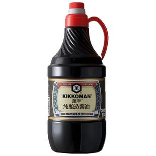 万字纯酿造酱油0色素0砂糖日本龟甲万日式海鲜刺身寿司浓口生抽