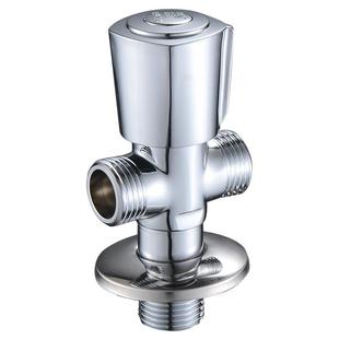 过江龙全铜三通角阀一进二出双用马桶热水器洗衣机止分水阀TJ002