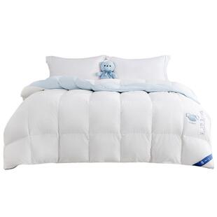 梦洁宝贝儿童95白鹅绒羽绒被子进口保暖被芯冬被a类新年礼盒礼物