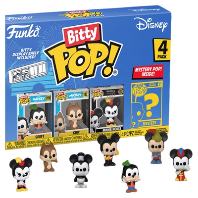 迪士尼米老鼠周边萌粒盲盒手办