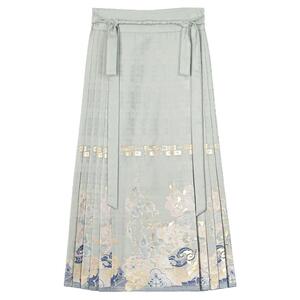 古风织金汉服八分马面裙半身裙女