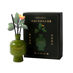 无火香薰礼盒办公室桌面装饰摆件柚子叶香氛送闺蜜生日乔迁礼物