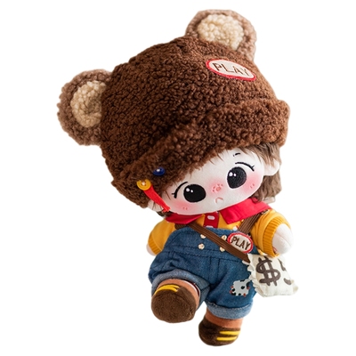 布优布优 棉花娃娃男原创正版现货娃衣20cm 潮玩公仔换装衣服套装