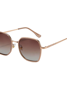 渐变茶近视墨镜女2026新款有度数