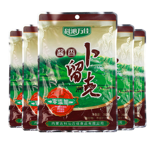科沁万佳酱香卜留克丝260g*5速食方便面泡面下饭菜酱腌菜泡菜小菜