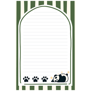 可爱卡通福宝熊猫信封信纸套装高级情书告白写信小猫咪高级感海豹