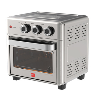 利仁小钢人不锈钢可视空气炸烤箱多功能一体机二合一家用电炸锅