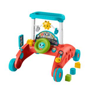 费雪双面学步车多功能防侧翻宝宝摇摇手推车儿童多功能