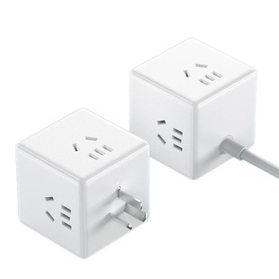 小米魔方转换器家用宿舍多功能插线板多孔位排插排USB快充大功率