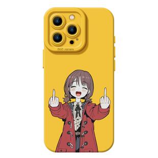 gbc哭泣少女乐队适用苹果16手机壳iphone15promax竖中指14plus动漫13mini二次元12新款11搞怪x趣味8套17/xs/7