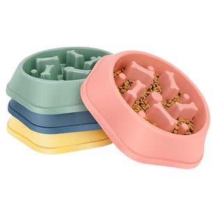 宠物慢食碗小中大型犬泰迪金毛防噎碗防滑缓食盆狗盆狗碗宠物用品