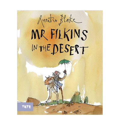 【现货】沙漠中的费尔金斯先生 Michael Rosen伤心书绘画家Quentin Blake Mr.Filkins in the Desert英文原版儿童绘本