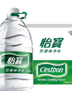 怡宝饮用水整箱4.5L*4桶