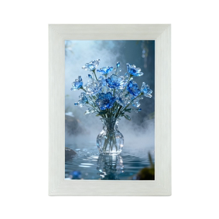 10.1英寸裸眼3D数码相框元视窗智能电子云相框高清液晶显示屏白色