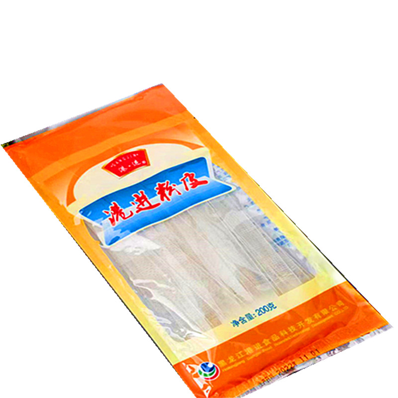 港进水晶粉皮东北大拉皮凉拌火锅