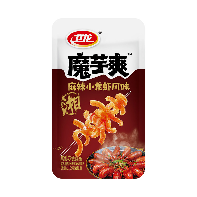 卫龙魔芋爽麻辣小龙虾味素毛肚