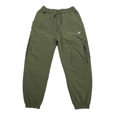 2025春季新款潮流工装裤男拼接束脚哈伦裤青年宽松潮牌痞帅休闲裤