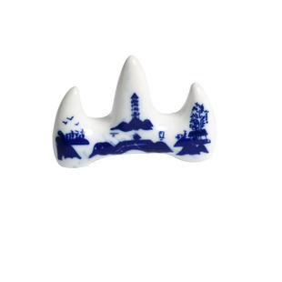 光祖景德镇青龙瓷毛笔笔山笔搁五指山陶瓷笔架山峰笔山大中小号书画绘画国画放毛笔架笔托毛笔笔山文房四宝