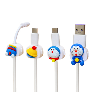 理线器手机充电线固定卡扣多功能可爱卡通桌面数据线收纳整理神器