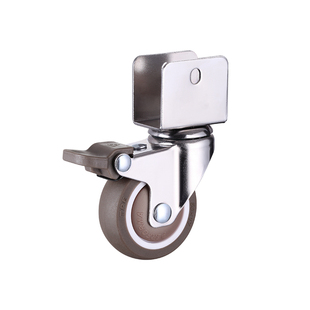 静音橡胶婴儿床万向轮家具通用脚轮配件轮轱辘滚轮滑轮小轮子大全