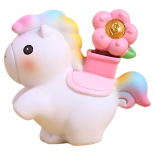 迷你小马摆件马年吉祥物公仔马上有钱花装饰2026新年礼物创意礼品