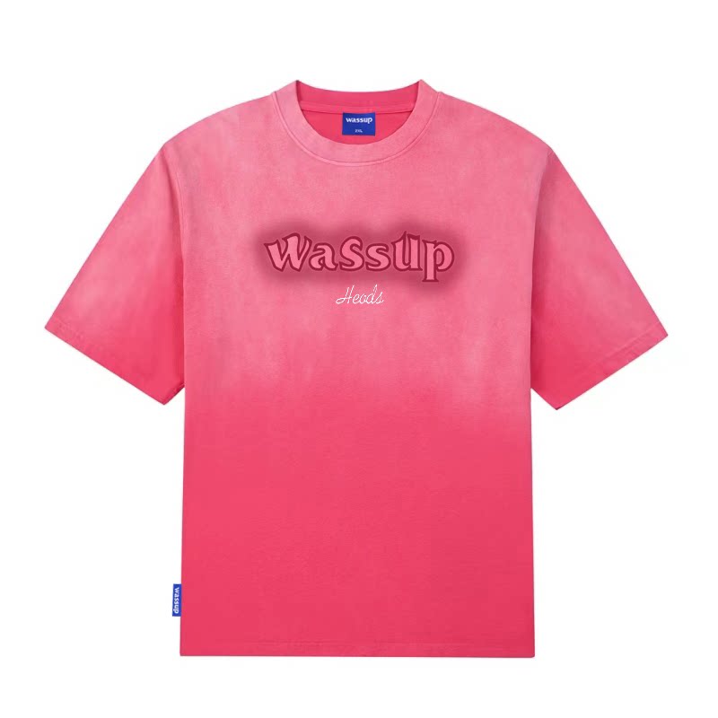 WASSUP重磅复古短袖男夏季