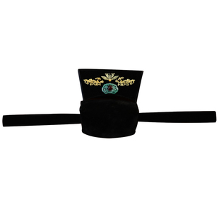 宋制帽子男士新郎官礼帽古装摄影配饰中式婚礼结婚饰品手工包工帽