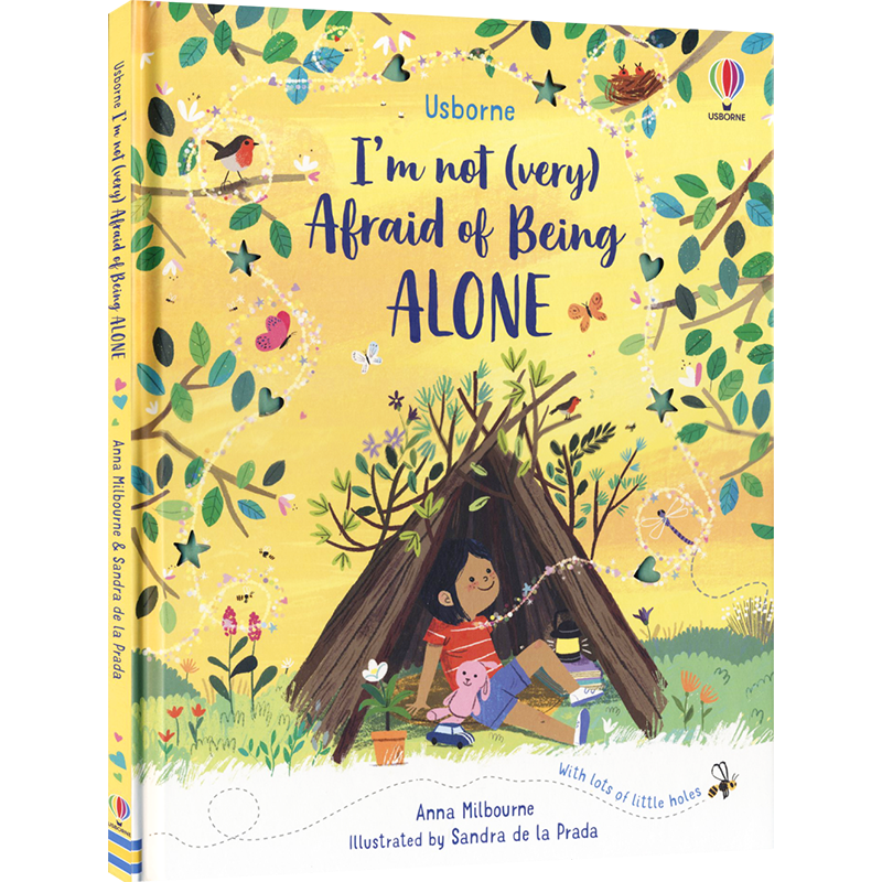 Usborne I'm Not (Very) Afraid of Being Alone 我并不是非常害怕独处 情商管理 低幼故事绘本 英文读物 精装 英文原版进口图书