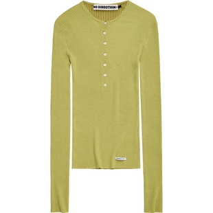 NO DIRECTION+ 羊毛修身打底衫女N540118647C69