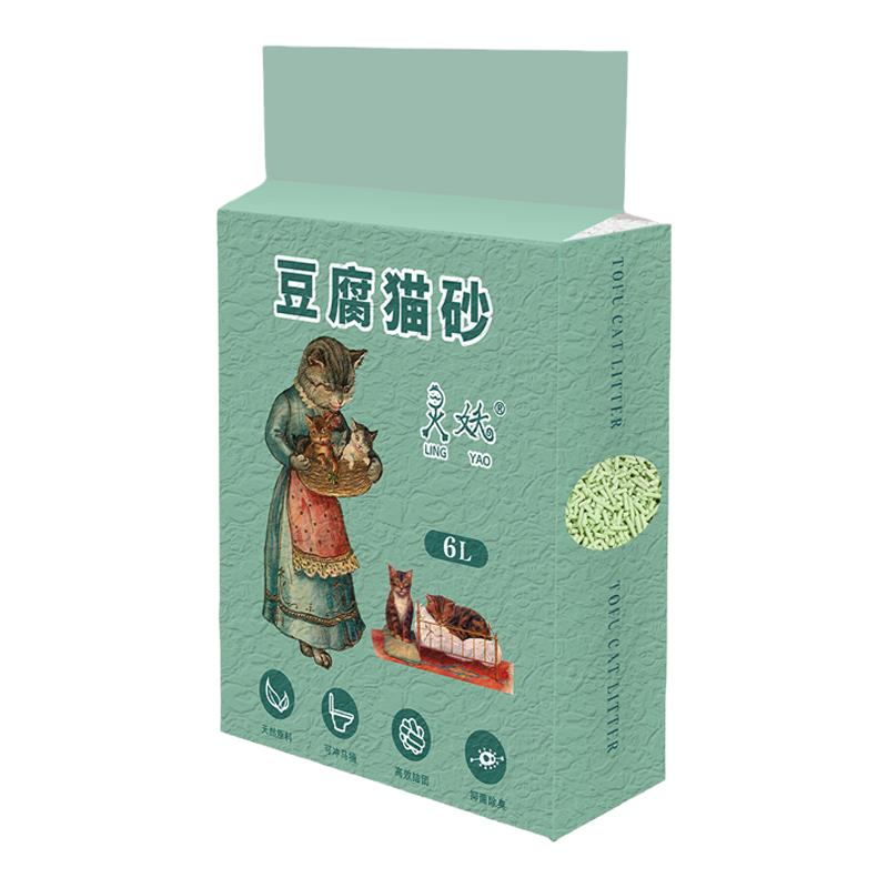 灵妖豆腐猫砂除臭无尘可以冲厕所