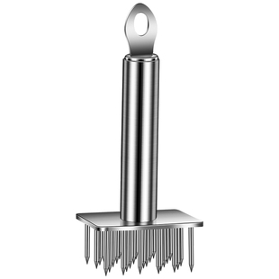 304不锈钢拍牛排工具松肉针锤子敲打家用扎孔断筋扣肉插扎肉神器