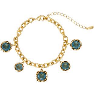 Fellala/翡拉拉「灵石」系列潮流原创欧美复古气质人造水晶手饰