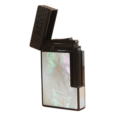 名爵镶嵌创意贝壳黄铜气体打火机