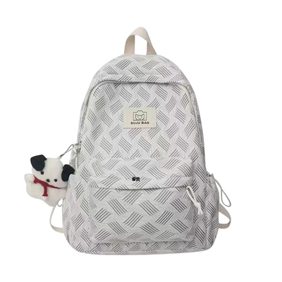 VLOG学校女双肩涤纶减负时尚多功