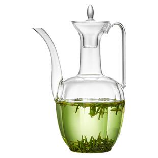 美斯尼仿宋玻璃茶壶绿茶专用泡茶器耐高温水壶家用酒壶手执壶茶具