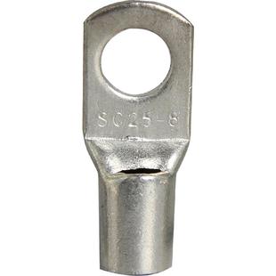 sc25-6/8/10/12铜接线鼻子25平方电缆线连接头窥口紫铜接线端子