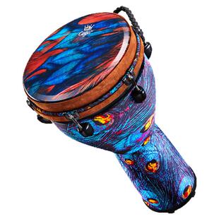 前谷非洲鼓碳纤维专业打击乐器大8/10寸丽江手拍鼓成人女便携初学