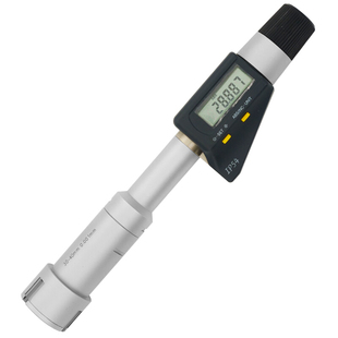 青量数显三点内径千分尺三爪内孔测量高精度0.001外径内圆环规