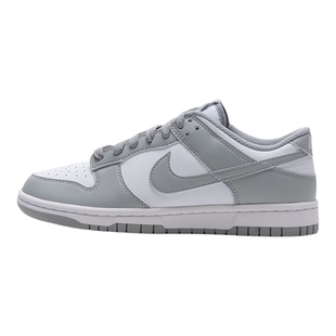耐克NIKE官方正品男鞋板鞋2026春季新款DUNK白灰复古休闲鞋运动鞋