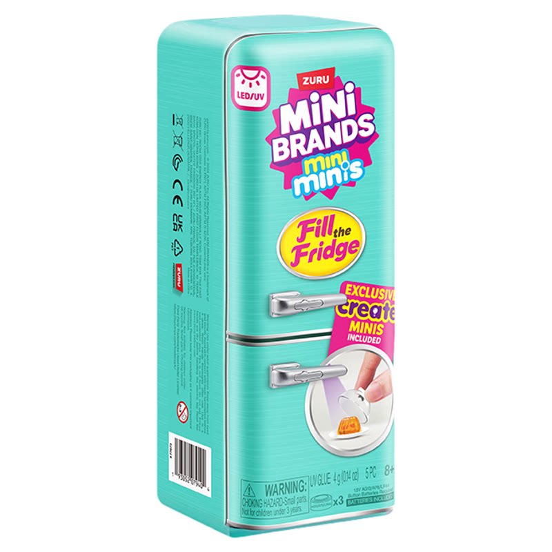 zuru迷你冰箱mini玩具盲盒套装过家家小微缩冰箱minibrands玩具球