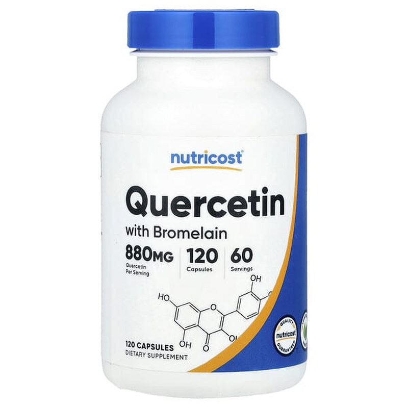 Nutricost槲皮素与菠萝蛋白酶呼吸系统健康肠道呵护保健酶