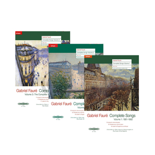 福雷 歌曲全集 声乐 高音声部和钢琴 全套共一至三卷 彼得斯原版进口乐谱书 Faure Complete Songs Volume 1-3 High Voice