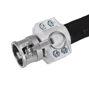 DIN2817不锈钢316扳把式快速接头扣压C型宝塔母头配铝半扣卡拉瓦