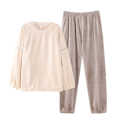 美梦怡女珊瑚绒家居服套装